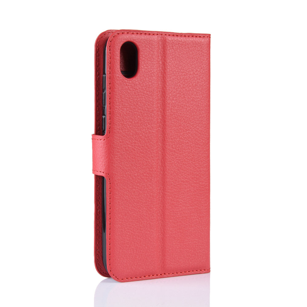 Huawei Y5 2019 Pu Wallet Case [Red]
