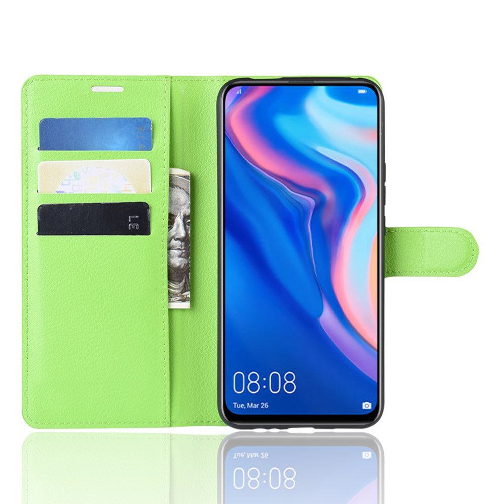 Huawei Y9 Prime 2019 Pu Wallet Case [Green]