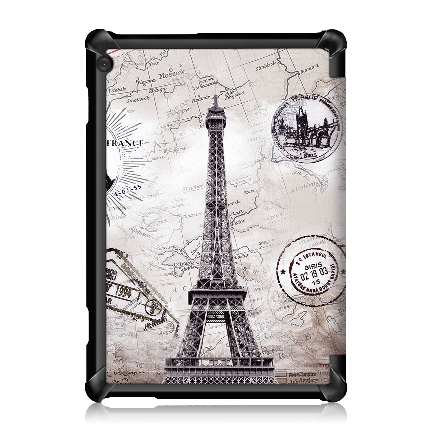 Lenovo Tab M10 Tb-X605F Designer Tri-Fold Case [Eiffeltower]