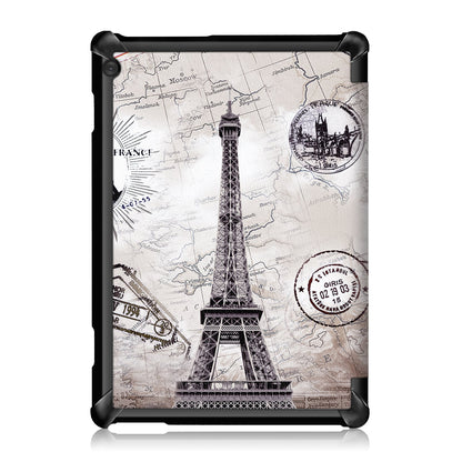 Lenovo Tab M10 Tb-X605F Designer Tri-Fold Case [Eiffeltower]