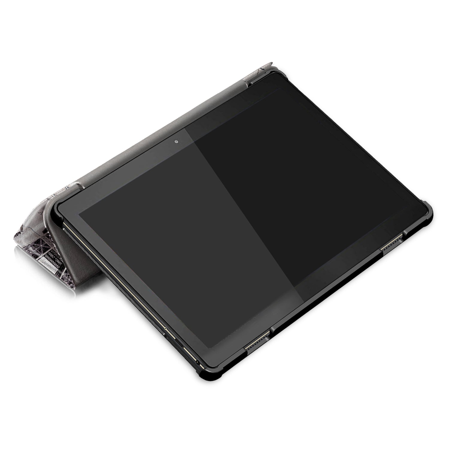 Lenovo Tab M10 Tb-X605F Designer Tri-Fold Case [Eiffeltower]