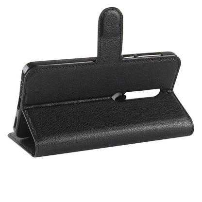 Nokia 6.1 Pu Wallet Case [Black]