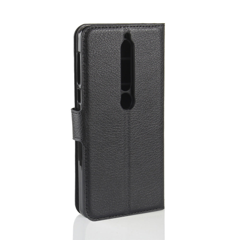 Nokia 6.1 Pu Wallet Case [Black]