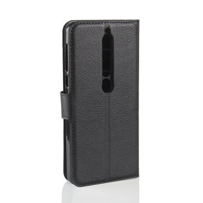 Nokia 6.1 Pu Wallet Case [Black]
