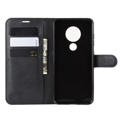Nokia 6.2/7.2 Pu Wallet Case [Black]