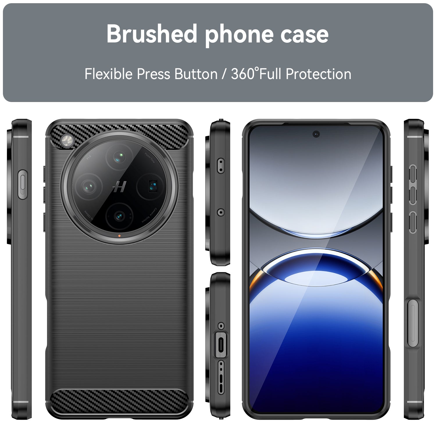 Oppo Find X8 Pro Carbon Fibre Case [Black]