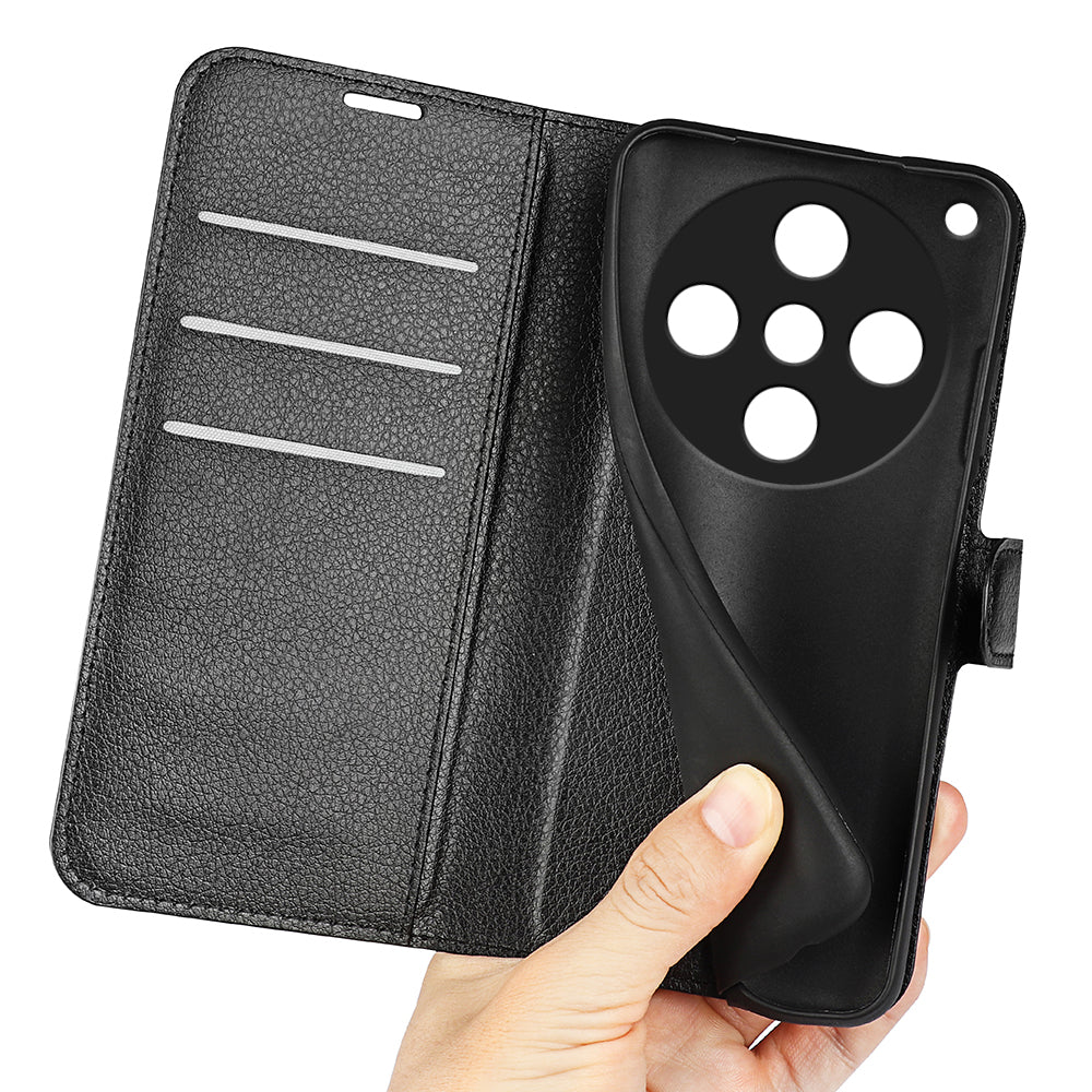 Oppo Find X8 Pro Pu Wallet Case [Black]
