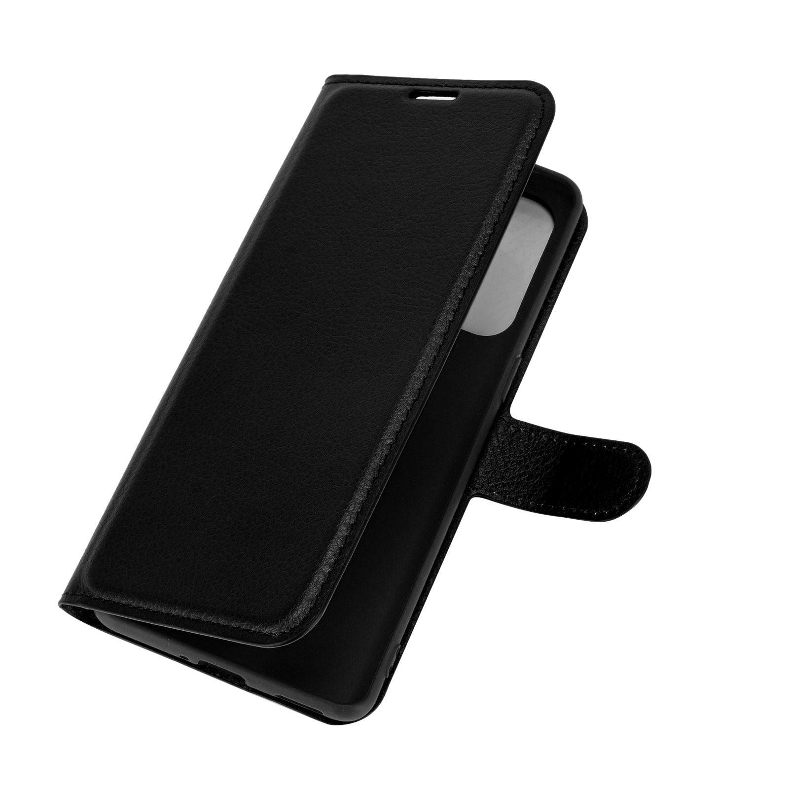 Oppo Find X3 Lite Pu Wallet Case [Black]