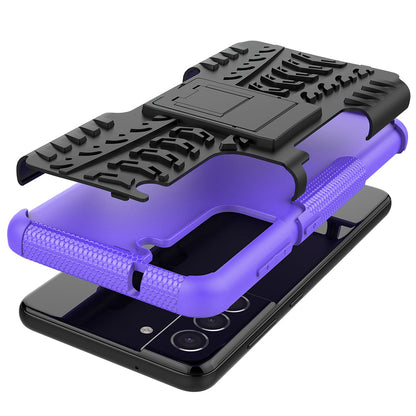 Samsung Galaxy S21 FE 5G Heavy Duty Case Purple