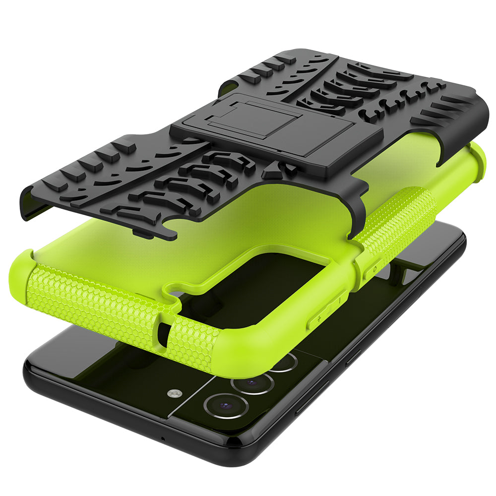 Samsung Galaxy S21 FE 5G Heavy Duty Case Green