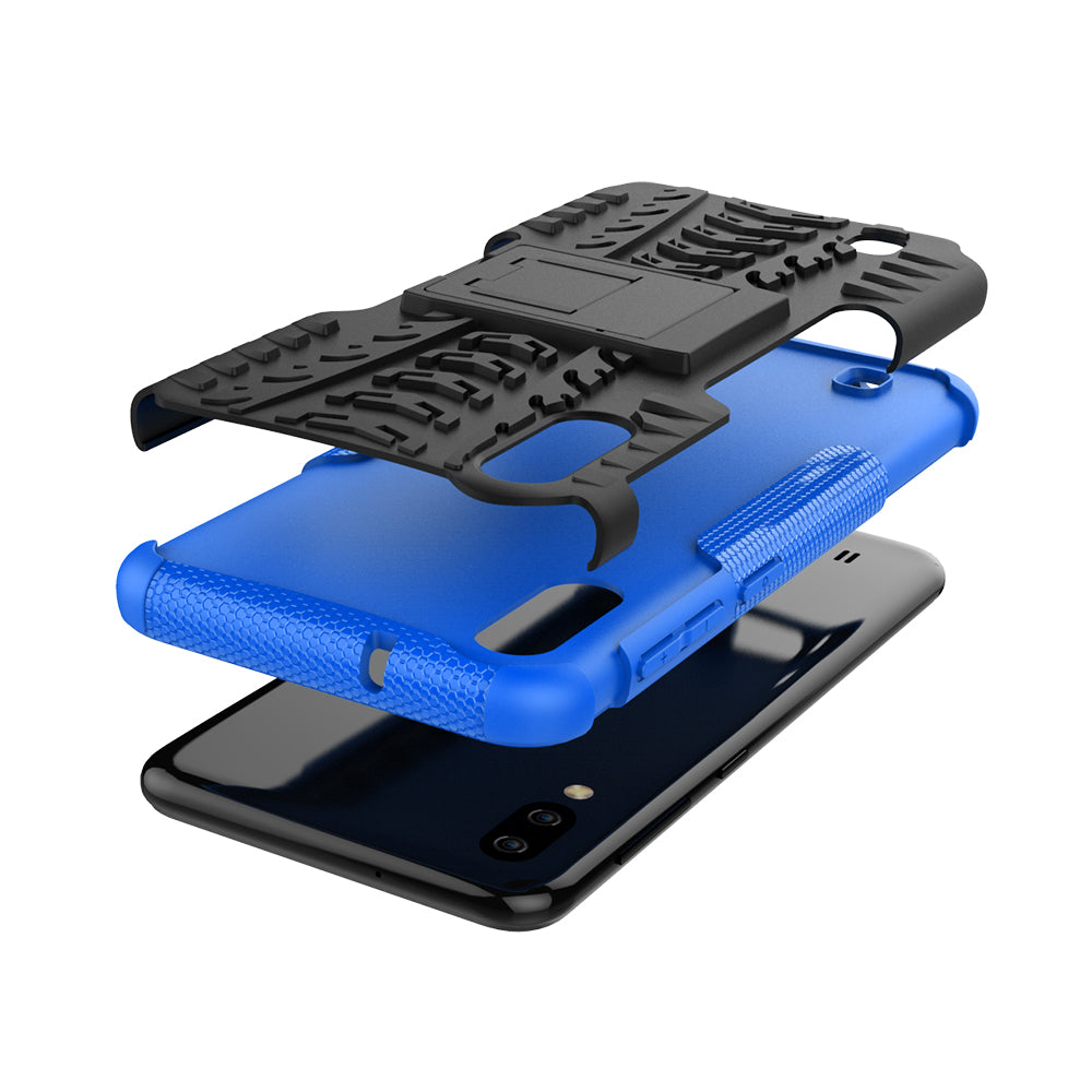 Samsung Galaxy A10 Heavy Duty Case Blue