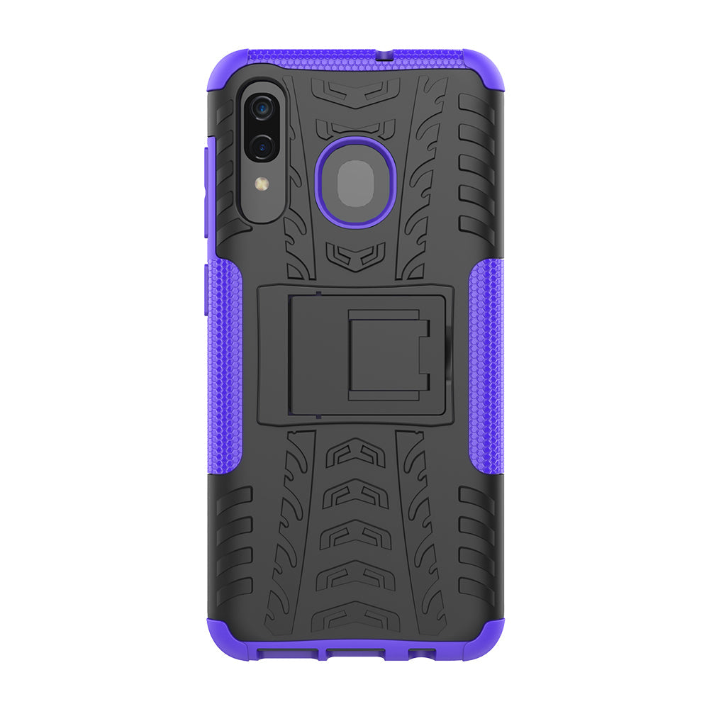 Samsung Galaxy A20/A30 Heavy Duty Case Purple
