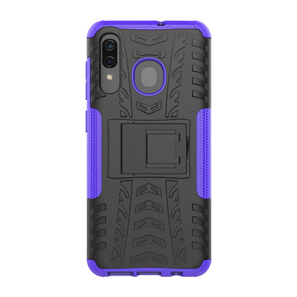 Samsung Galaxy A20/A30 Heavy Duty Case Purple