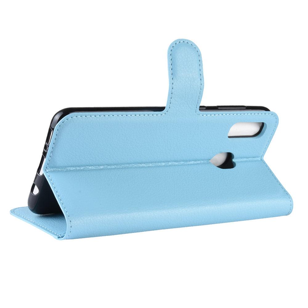 Galaxy A20/A30 Pu Wallet Case [Lightblue]
