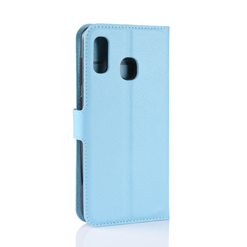 Galaxy A20/A30 Pu Wallet Case [Lightblue]