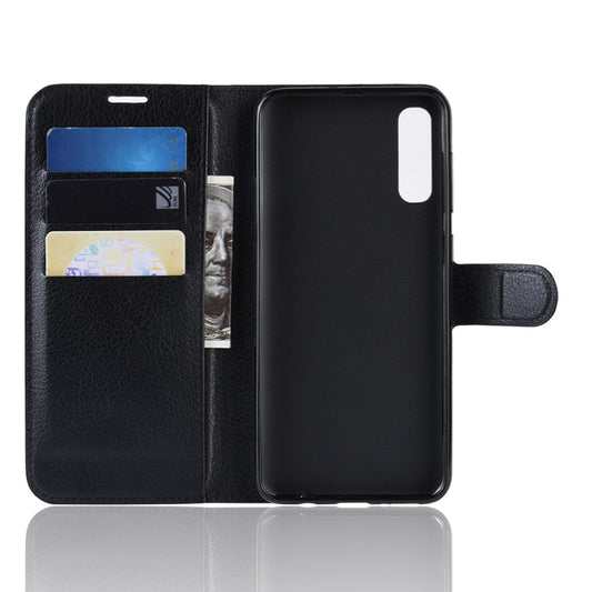 Galaxy A50 Pu Wallet Case [Black]
