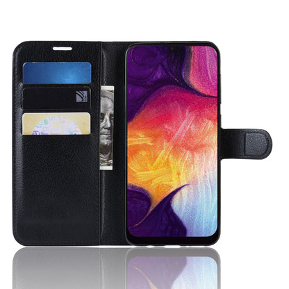 Galaxy A50 Pu Wallet Case [Black]