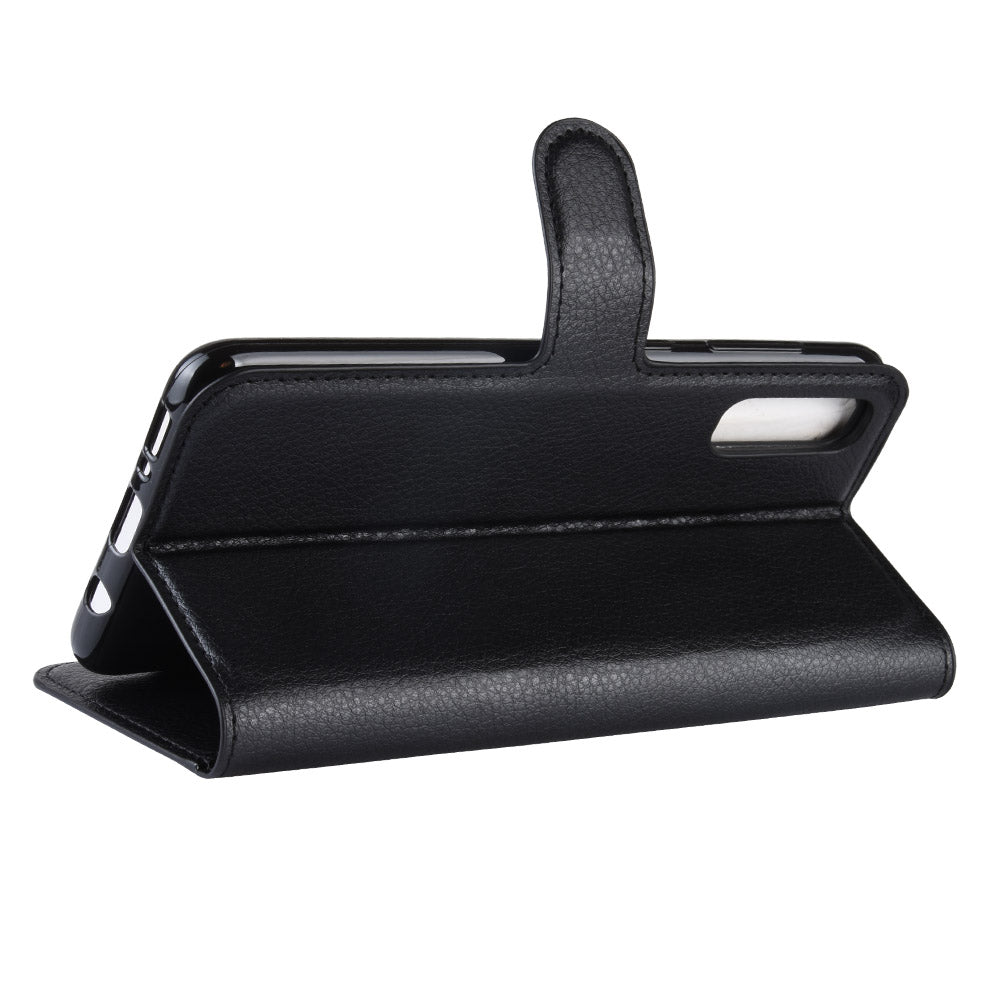 Galaxy A50 Pu Wallet Case [Black]