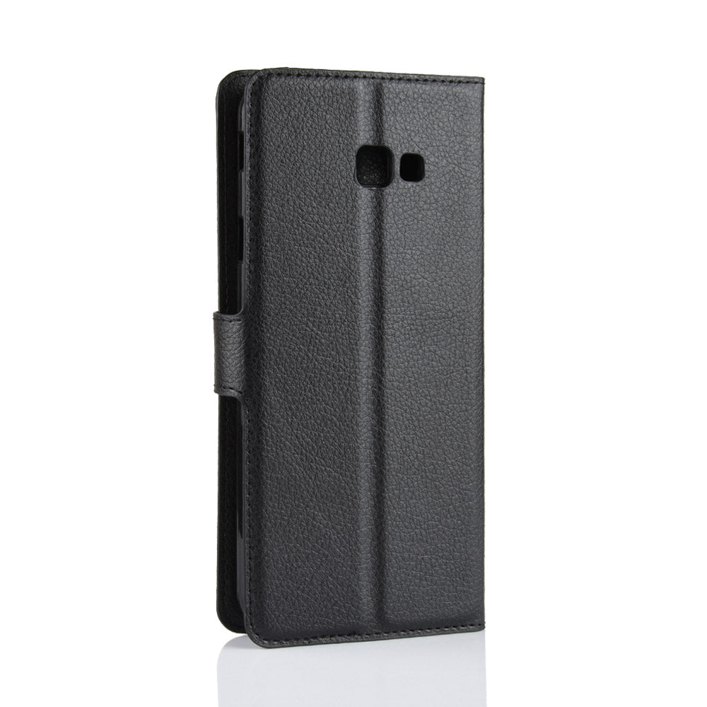 Galaxy J4Plus/J4+ Pu Wallet Case [Black]