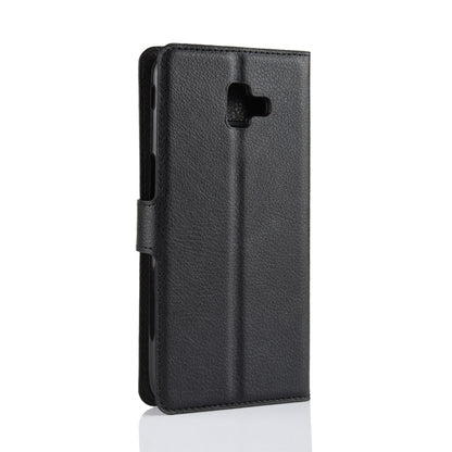 Galaxy J6Plus/J6+ Pu Wallet Case [Black]