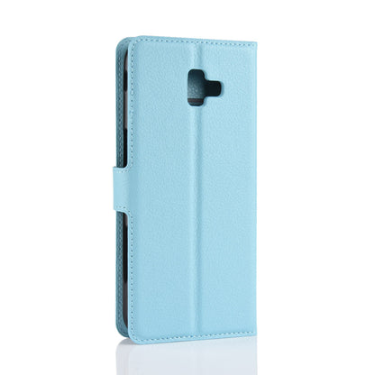Galaxy J6Plus/J6+ Pu Wallet Case [Lightblue]