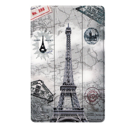 Galaxy Tab A 10.1 (2019) T510 Designer Tri-Fold Case [Eiffeltower]