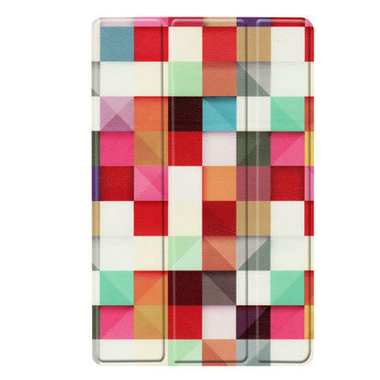 Galaxy Tab A 10.1 (2019) T510 Designer Tri-Fold Case [Cube]