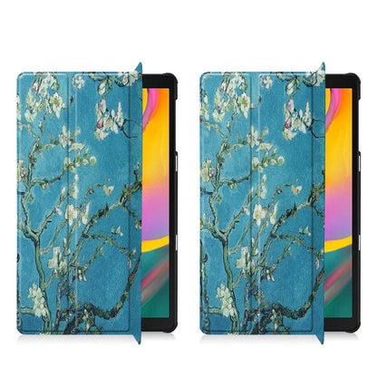 Galaxy Tab A 10.1 (2019) T510 Designer Tri-Fold Case [Plumtree]