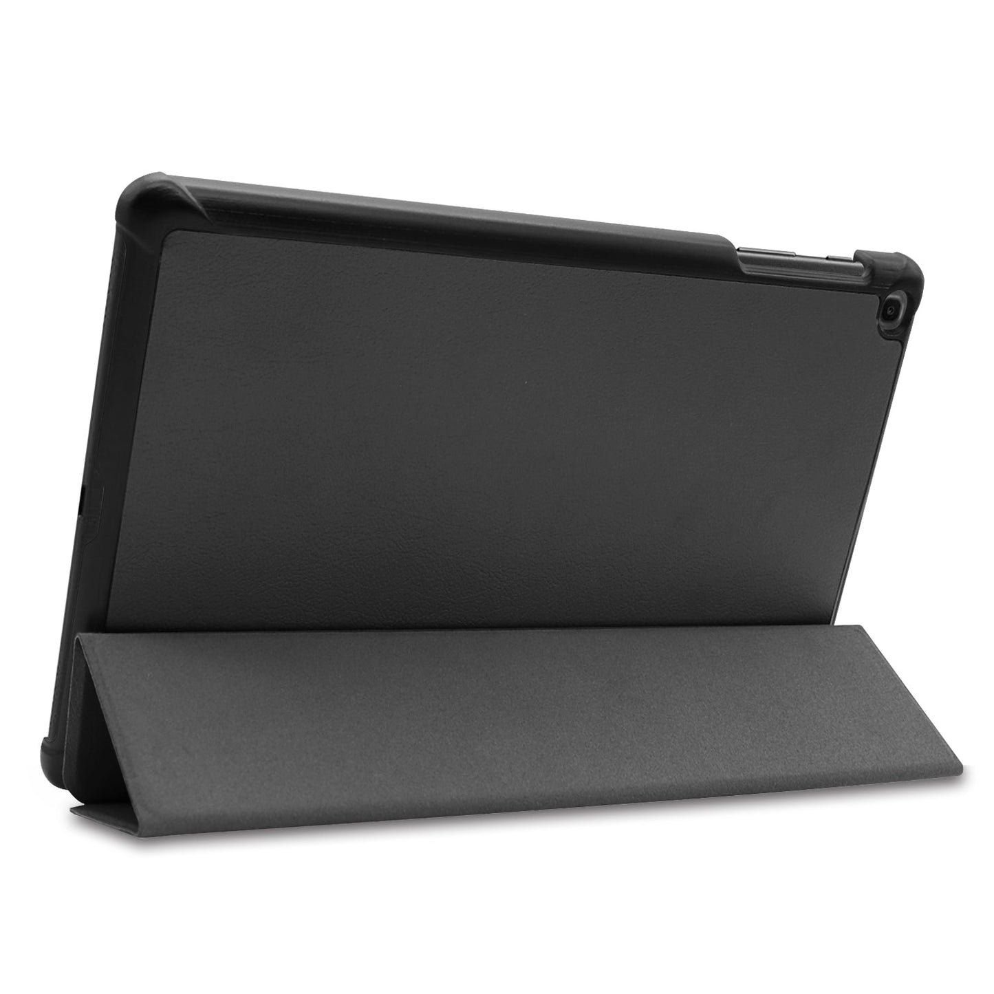 Galaxy Tab A 10.1 (2019) T510 Tri-Fold Pu Case [Black]