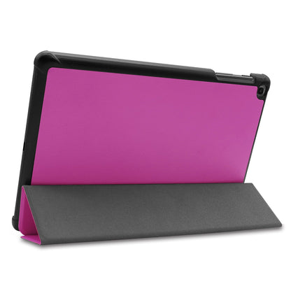 Galaxy Tab A 10.1 (2019) T510 Tri-Fold Pu Case [Purple]