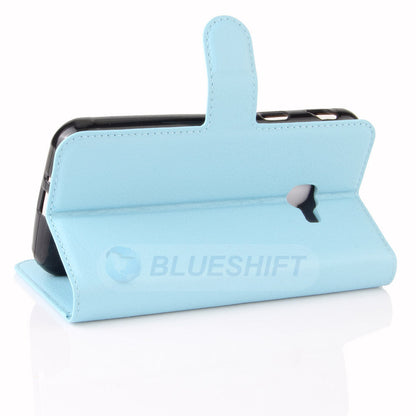 Galaxy Xcover 4 Pu Wallet Case [Lightblue]