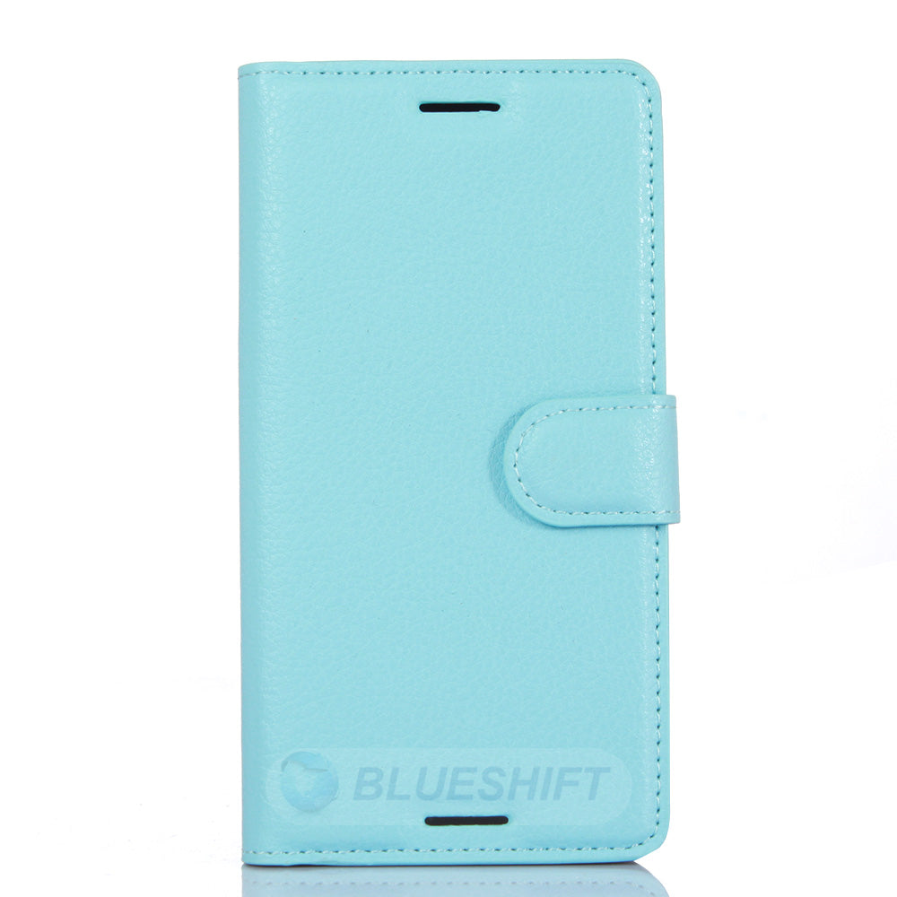 Sony Xperia X PU Wallet Case [Lightblue]