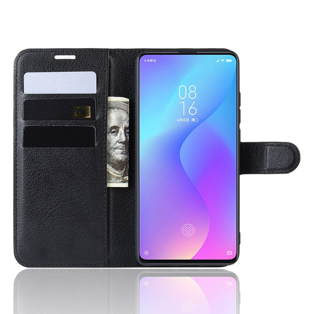 Xiaomi Mi 9T/9Tpro Pu Wallet Case [Black]