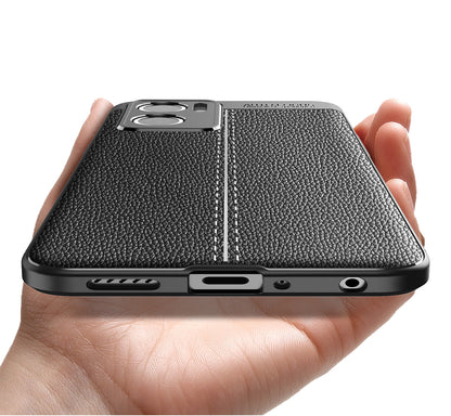OPPO Find X5 Lite 5G Leather Texture Case Navy