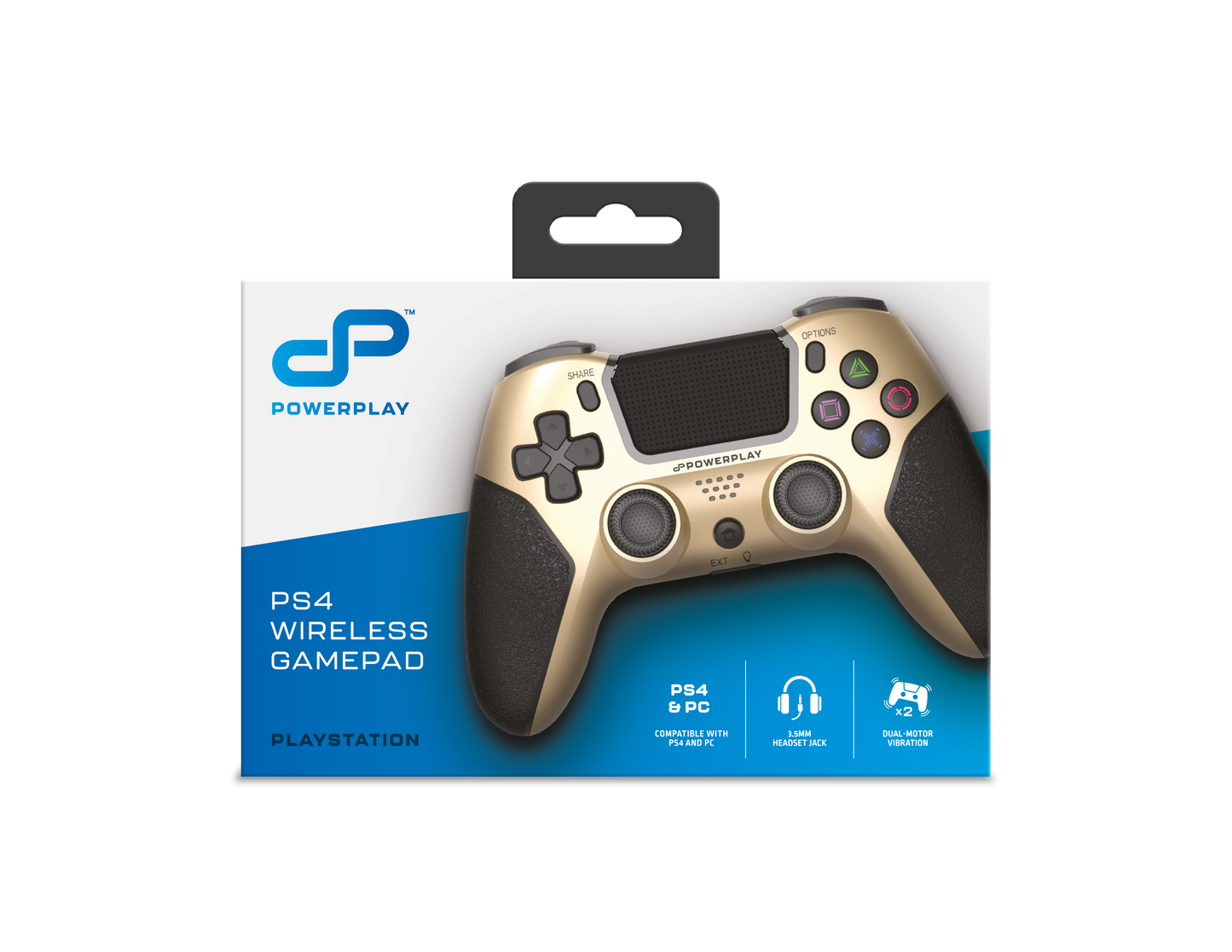 PowerPlay PS4 Wireless Controller (Gold)