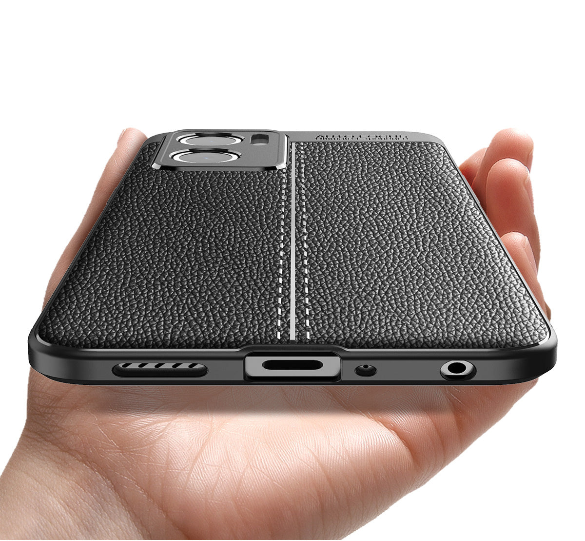 OPPO Find X5 Lite 5G Leather Texture Case Black