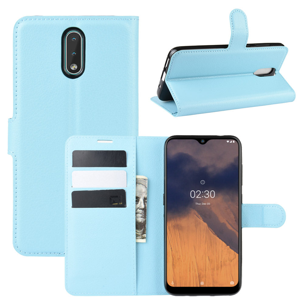 Nokia 2.3 Pu Wallet Case [Lightblue]