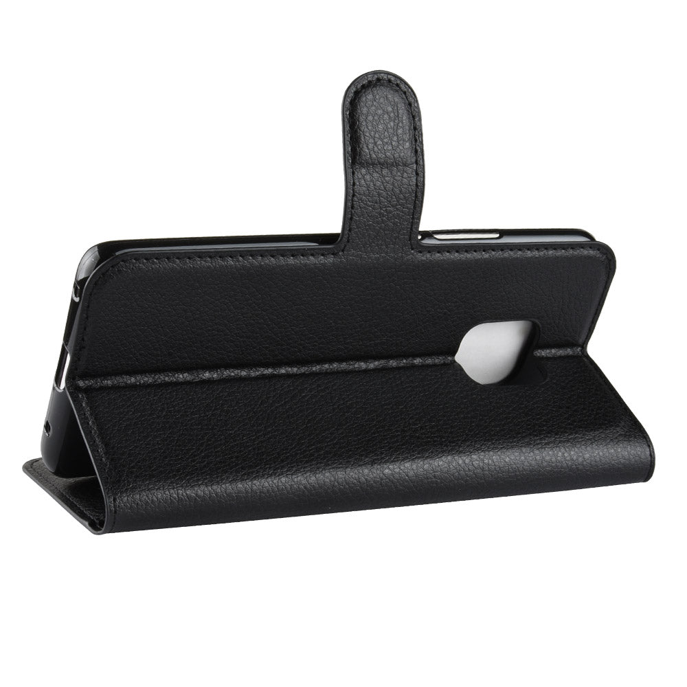 Huawei Mate 20 Pro Pu Wallet Case [Black]
