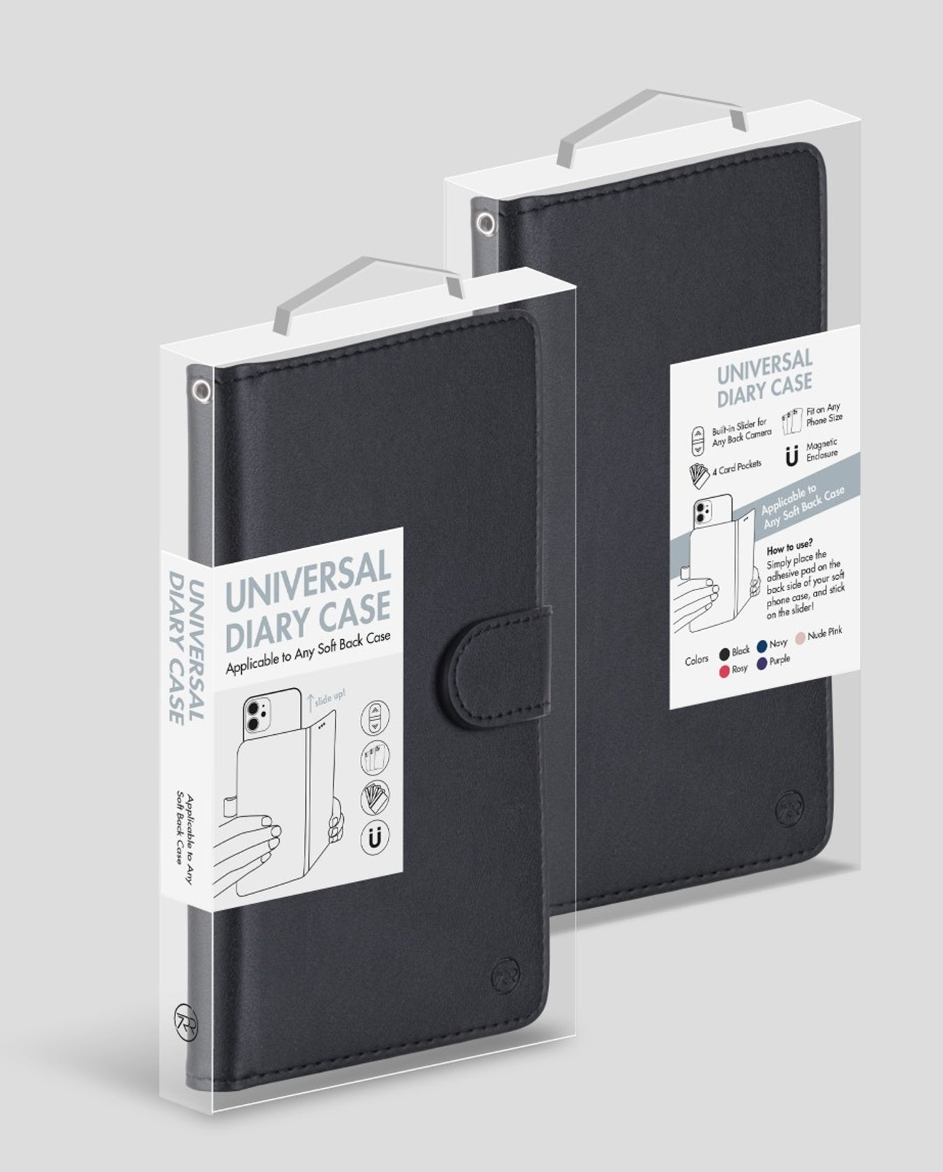 Universal Wallet Case - Large (5'' ~ 6.7'') Black