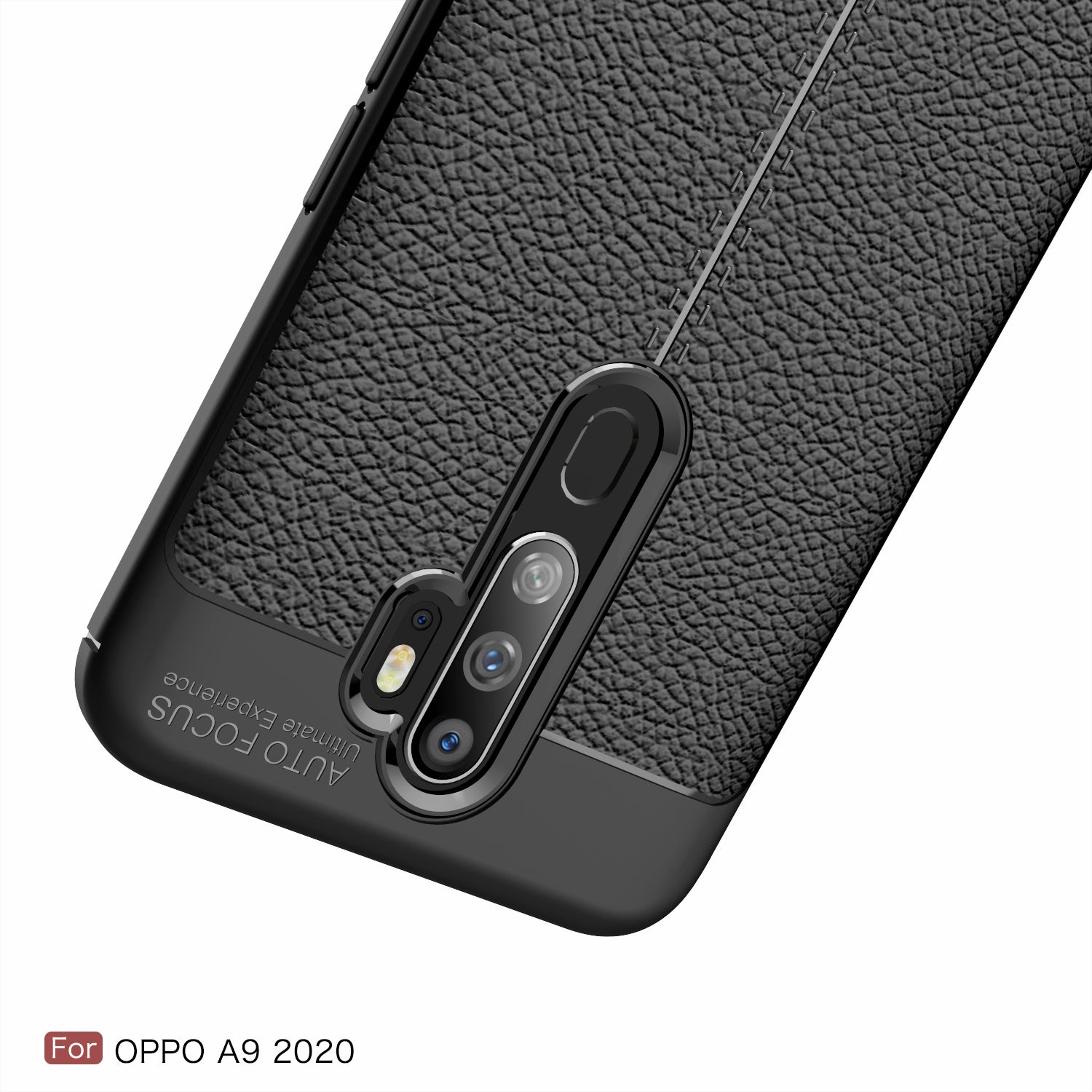OPPO A5 2020/A9 2020 Leather Texture Case Navy