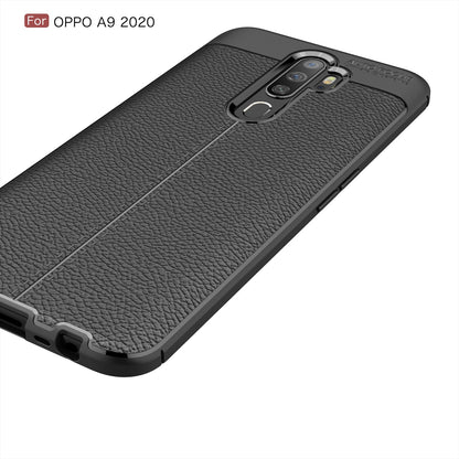OPPO A5 2020/A9 2020 Leather Texture Case Navy