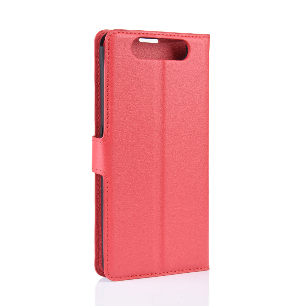 Galaxy A80/A90 Pu Wallet Case [Red]