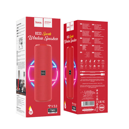 Bluetooth Speaker (BS33) - BS33 [Red]