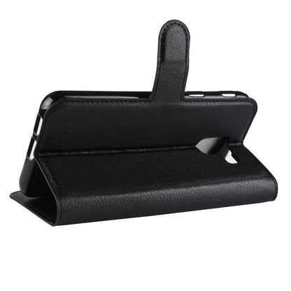 Galaxy J6 Pu Wallet Case [Black]