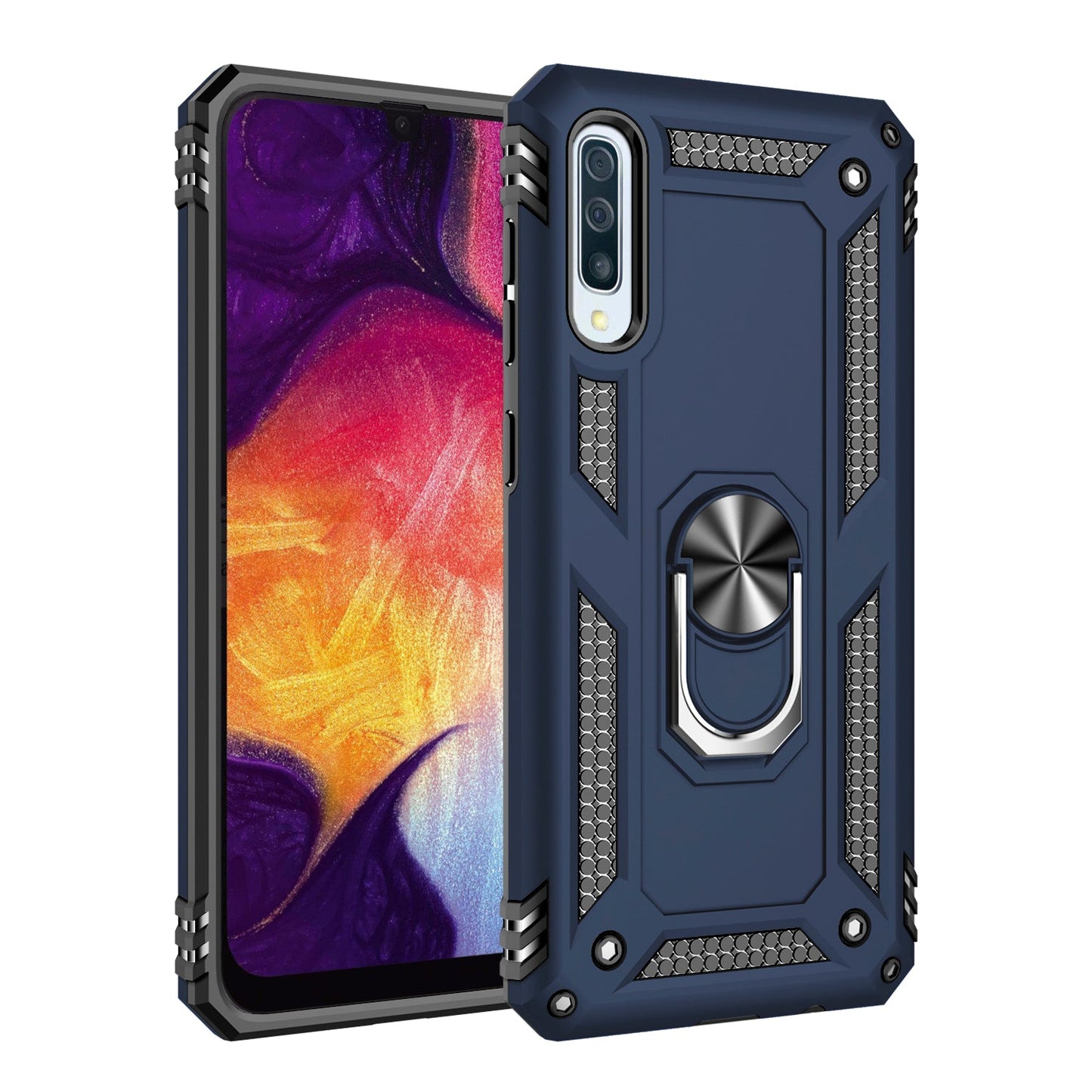 Galaxy A50 Military Armour Case [Navy]