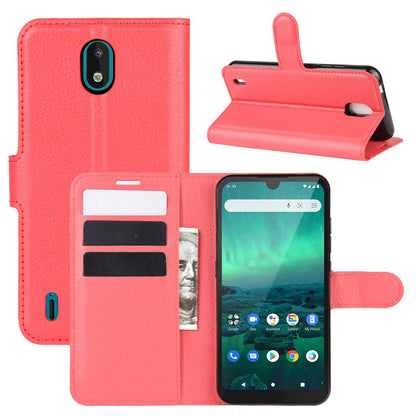 Nokia 1.3 Pu Wallet Case [Red]