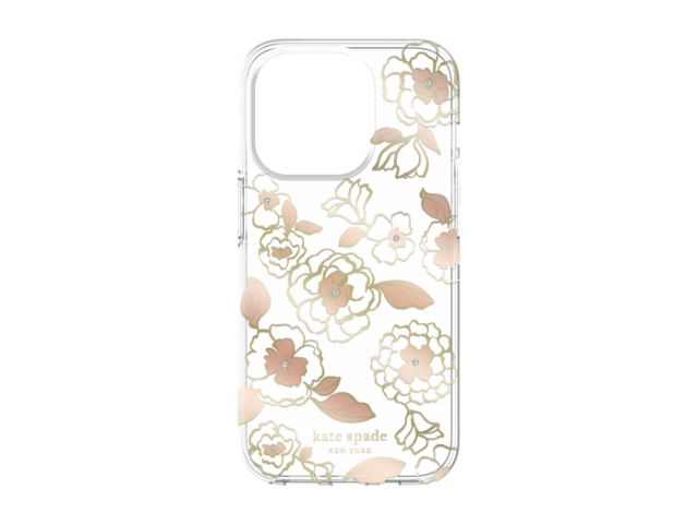 KSNY Protective Hardshell - iPhone 14 Pro - Gold Floral