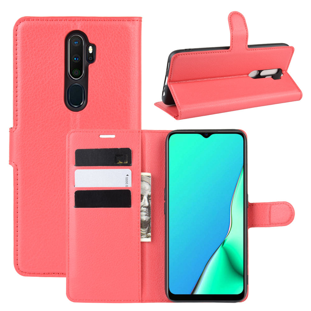 Oppo A5 2020/A9 2020 Pu Wallet Case [Red]