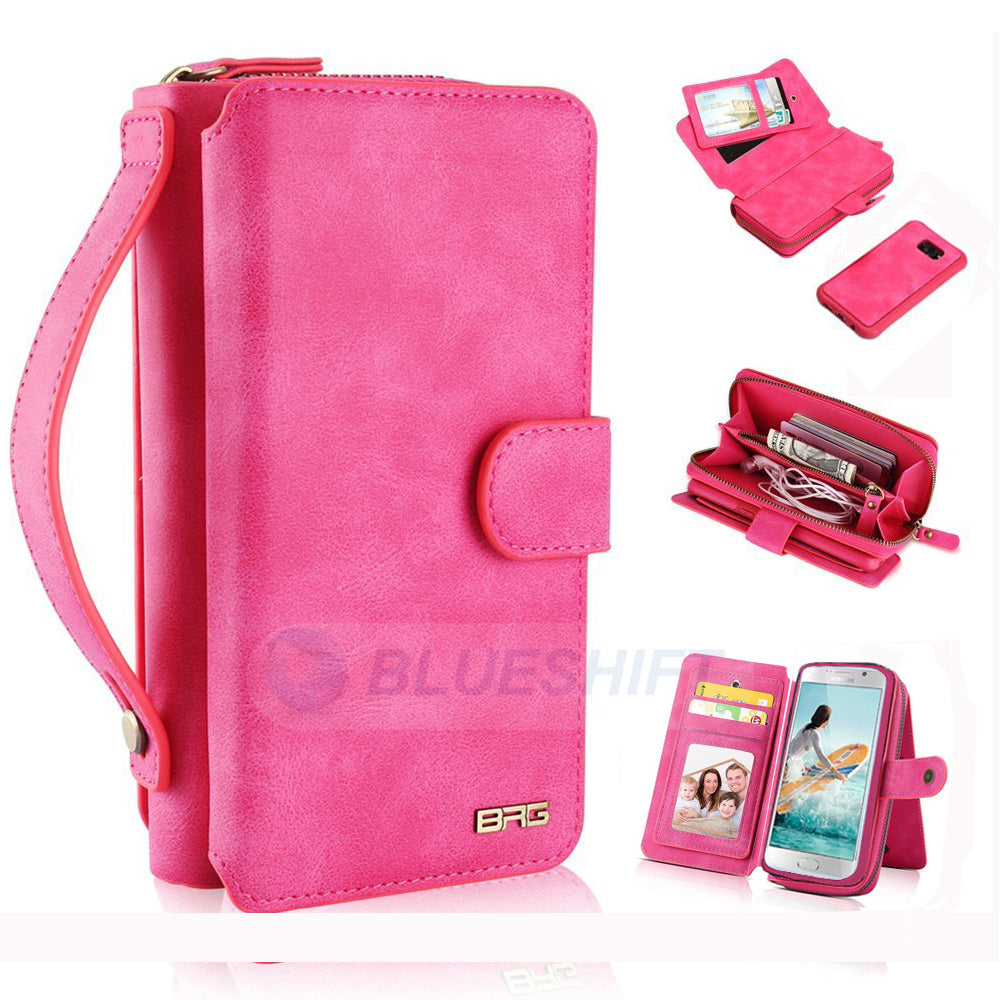 Samsung Galaxy Note 5 Deluxe Zipper Case Rose