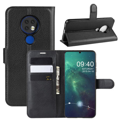 Nokia 6.2/7.2 Pu Wallet Case [Black]